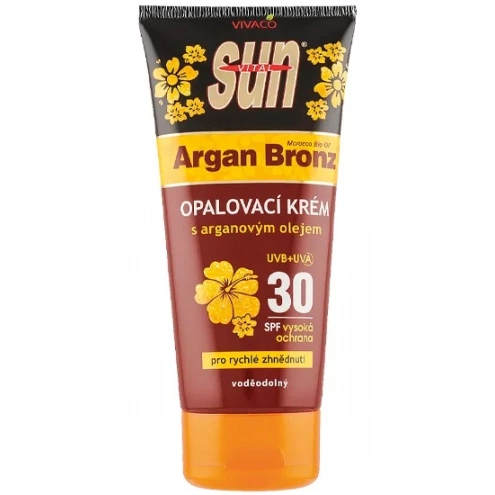 VIVACO Opalovací krém s BIO arganovým olejem SPF 30 SUN VITAL 200 ml VIVACO Opalovací krém s BIO arganovým olejem SPF 30 SUN VITAL 200 ml