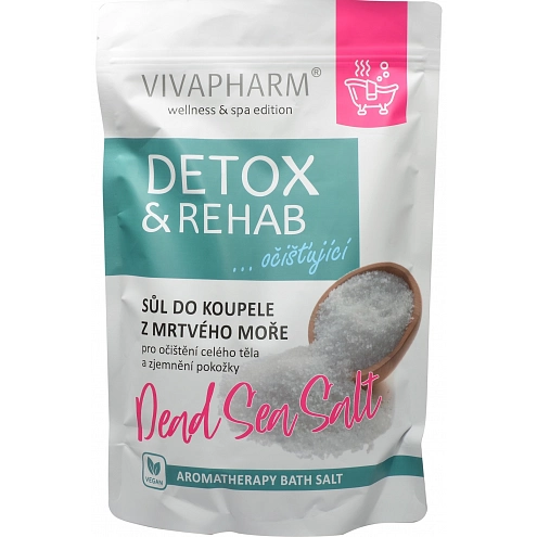 VIVACO Sůl z mrtvého moře DETOX a REHAB 1000 g