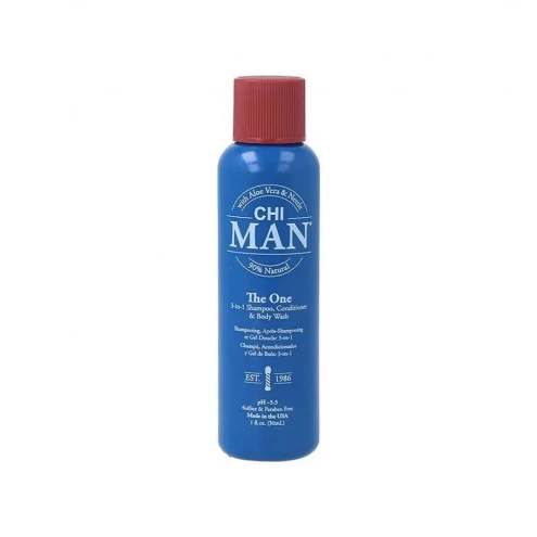 Farouk CHI Man The One 3-in-1 Shampoo, Conditioner & Body Wash 30 ml Farouk CHI Man The One 3-in-1 Shampoo, Conditioner & Body Wash 30 ml