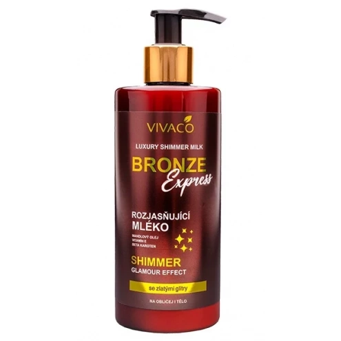 VIVACO Bronze Express rozjasňující tělové mléko 300 ml VIVACO Bronze Express rozjasňující tělové mléko 300 ml