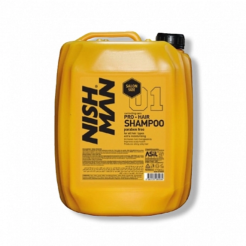 Nishman Professional Paraben Free Hair Shampoo 5000 ml Nishman Professional Paraben Free Hair Shampoo 5000 ml