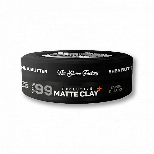 The Shave Factory 99 Shea Butter Matte Hair Styling Clay 150 ml