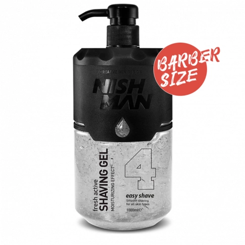 Nishman 04 Easy Shave Transparent Shaving Gel 1000 ml Nishman 04 Easy Shave Transparent Shaving Gel 1000 ml