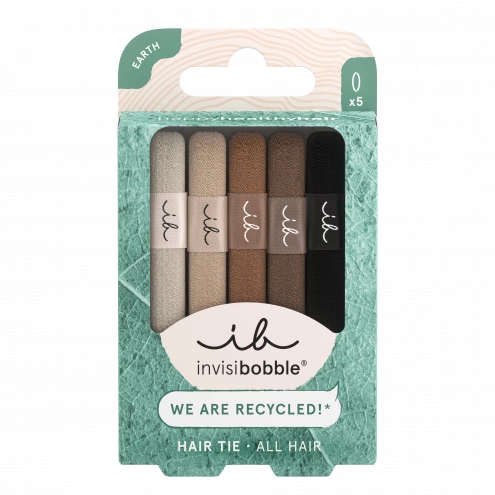 Invisibobble HAIR TIE Mocha 5pcs
