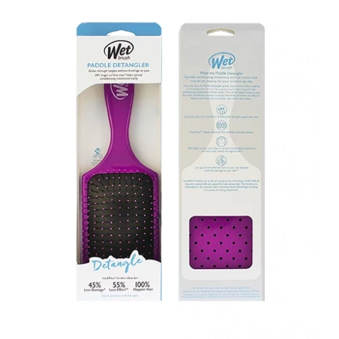 Wet Brush Paddle Detangler Purple Wet Brush Paddle Detangler Purple