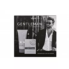 VIVACO Dárková kazeta pánské kosmetiky GENTLEMAN SILVER