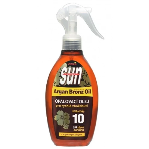 VIVACO Opalovací olej s BIO arganovým olejem SPF 10 SUN VITAL 200 ml VIVACO Opalovací olej s BIO arganovým olejem SPF 10 SUN VITAL 200 ml