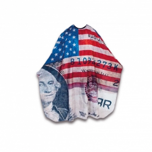 Ragnar Barber Cape with American Flag Design Ragnar Barber Cape with American Flag Design