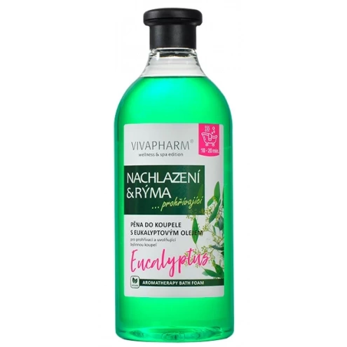 VIVACO Pěna do koupele s eukalyptovým olejem NACHLAZENÍ A RÝMA 750 ml