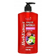 VIVACO Tekuté mýdlo Alpské květy HERB EXTRACT 500 ml