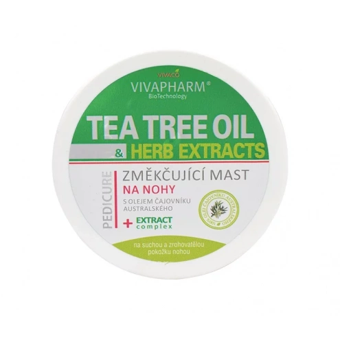 VIVACO Změkčující mast s Tea Tree Olejem VIVAPHARM 100 ml VIVACO Změkčující mast s Tea Tree Olejem VIVAPHARM 100 ml