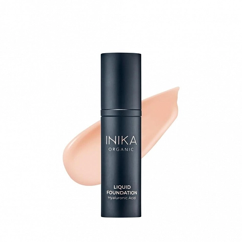 Inika Organic Liquid Foundation With Hyaluronic Acid Liquid Make-Up Porcelain 30 ml Inika Organic Liquid Foundation With Hyaluronic Acid Liquid Make-Up Porcelain 30 ml