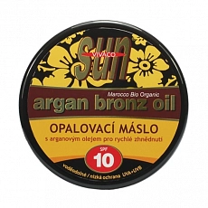 VIVCO Opalovací máslo s BIO arganovým olejem SPF 10 SUN VITAL 200 ml