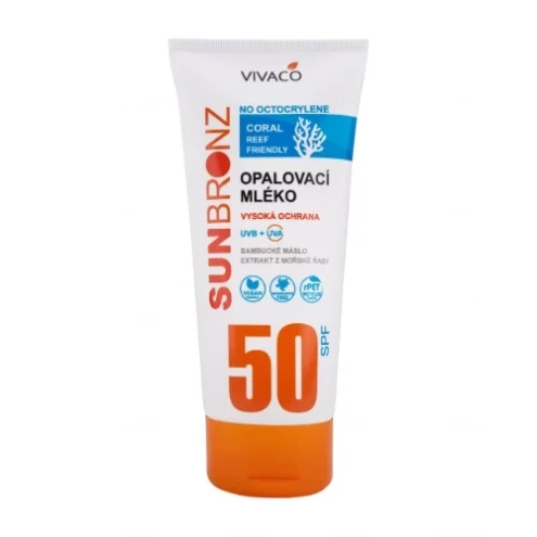 VIVACO Ochranné opalovací mléko s minerálními filtry SPF 50 200 ml