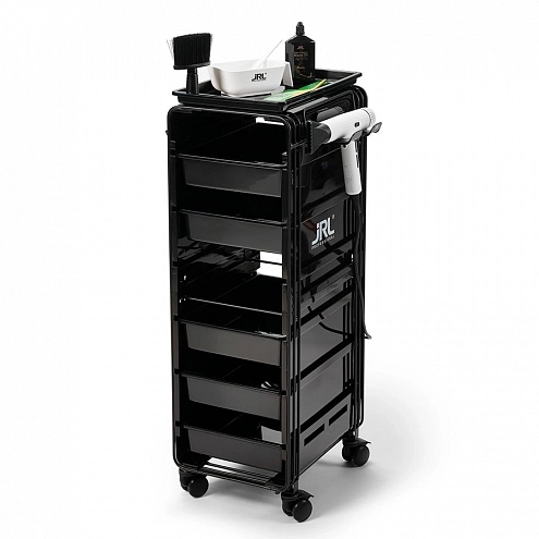 JRL Barber Trolley Black