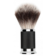 Depot 733 Vintage Black & Silver Shaving Brush