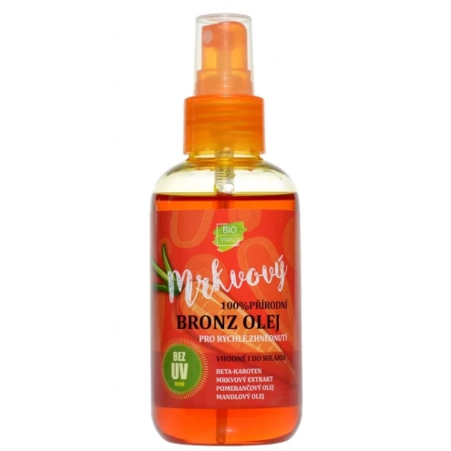 VIVACO 100% Přírodní opalovací olej s mrkvovým extraktem SPF 0 150 ml VIVACO 100% Přírodní opalovací olej s mrkvovým extraktem SPF 0 150 ml