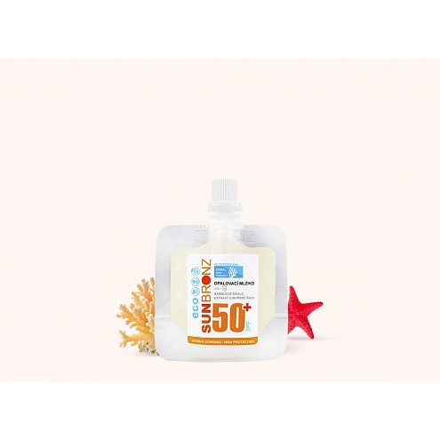 VIVACO Opalovací krém SUN BRONZ SPF 50+ - Coral Friendly cestovní balení 20 ml