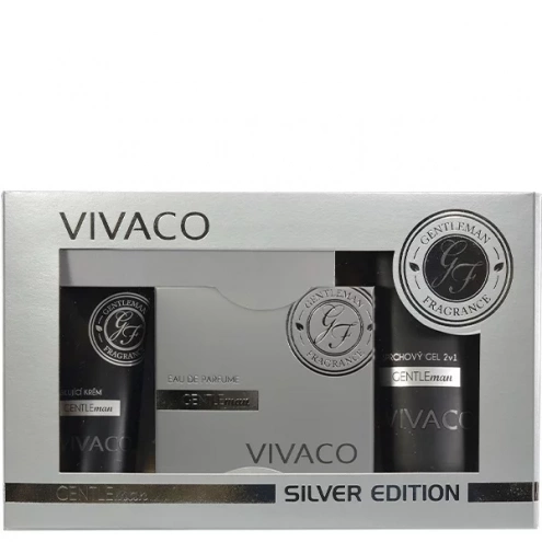 VIVACO Dárková kazeta GENTLEMAN SILVER EDITION VIVACO Dárková kazeta GENTLEMAN SILVER EDITION