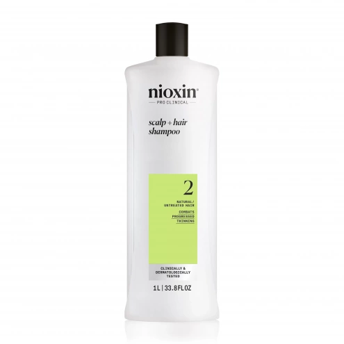 Nioxin Scalp + Hair Shampoo System 2 1000 ml Nioxin Scalp + Hair Shampoo System 2 1000 ml