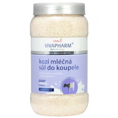 VIVACO Sůl do koupele s kozím mlékem VIVAPHARM 1200 g