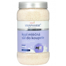VIVACO Sůl do koupele s kozím mlékem VIVAPHARM 1200 g