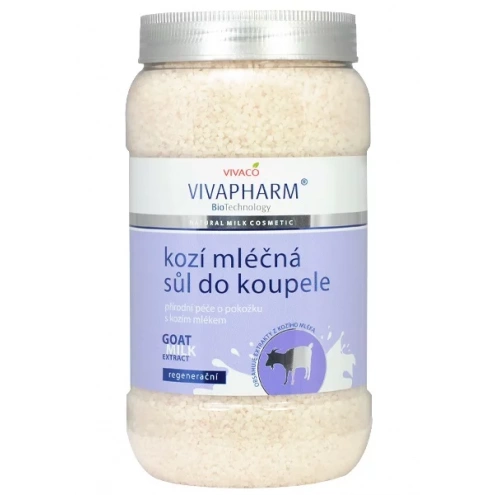 VIVACO Sůl do koupele s kozím mlékem VIVAPHARM 1200 g VIVACO Sůl do koupele s kozím mlékem VIVAPHARM 1200 g