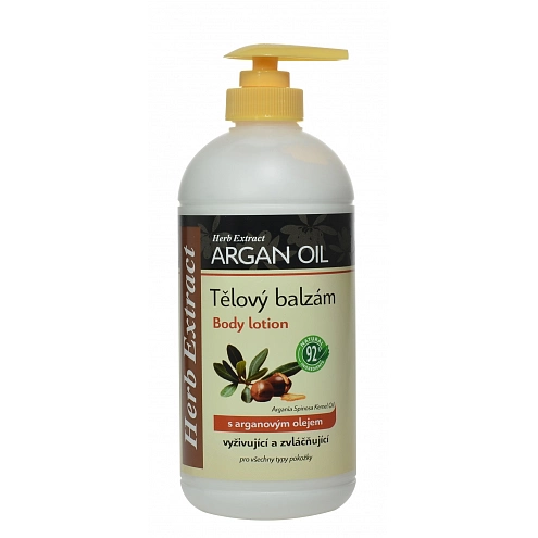 VIVACO Tělový balzám s arganovým olejem HERB EXTRACT 500 ml