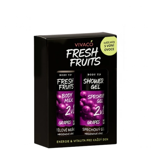 VIVACO Dárková kazeta kosmetiky s hroznovým vínem