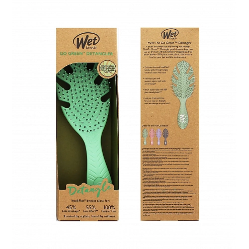 Wet Brush Go Green Detangler Green