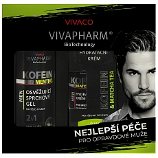 VIVACO Dárková kazeta péče pro muže s kofeinem