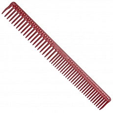 JRL Long Round Tooth Cutting Comb J306 Red