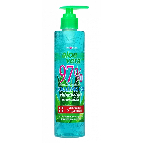 VIVACO Zklidňující gel s Aloe vera 97% 250 ml VIVACO Zklidňující gel s Aloe vera 97% 250 ml