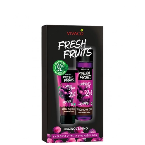VIVACO Dárková kazeta kosmetiky s hroznovým vínem VIVACO Dárková kazeta kosmetiky s hroznovým vínem