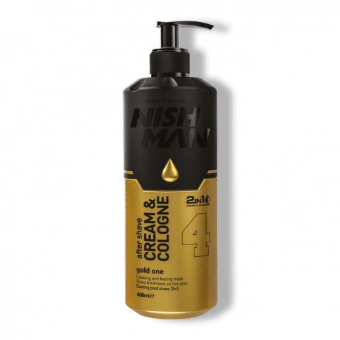 Nishman 4 Gold One Million Aftershave Cream Cologne 2v1 400 ml Nishman 4 Gold One Million Aftershave Cream Cologne 2v1 400 ml