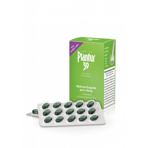 Plantur 39 Aktivní kapsle pro vlasy 60 ks (vitamíny) Plantur 39 Aktivní kapsle pro vlasy 60 ks (vitamíny)
