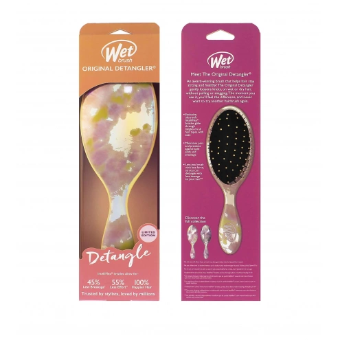 Wet Brush Original Detangler Watercolor Tie Dye Peach Wet Brush Original Detangler Watercolor Tie Dye Peach