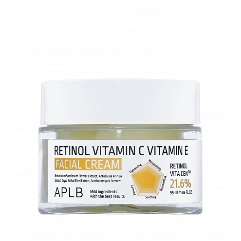 APLB Retinol Vitamin C Vitamin E Facial Cream 55 ml