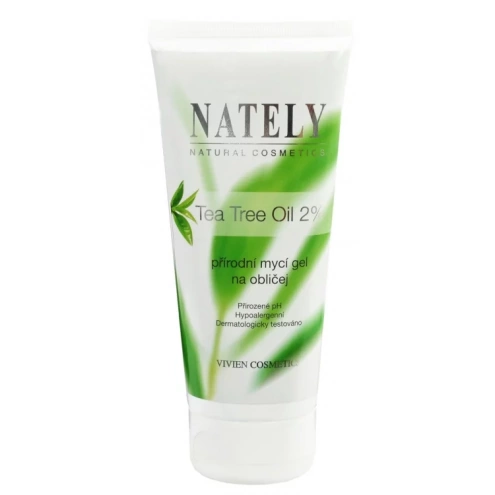 VIVACO Mycí gel na obličej s Tea Tree Oil NATELY 200 ml VIVACO Mycí gel na obličej s Tea Tree Oil NATELY 200 ml