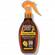 VIVACO Opalovací mléko s BIO arganovým olejem SPF 20 SUN VITAL 200 ml