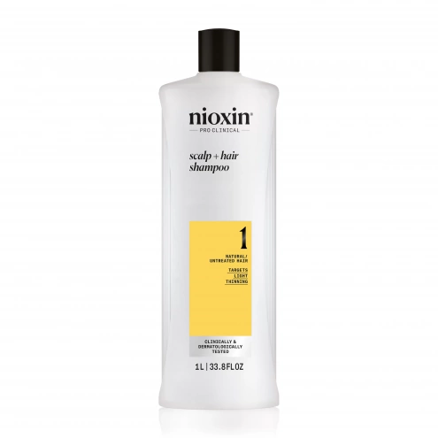 Nioxin Scalp + Hair Shampoo System 1 1000 ml Nioxin Scalp + Hair Shampoo System 1 1000 ml