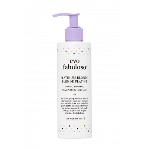 EVO Fabuloso Platinum Blonde Toning Shampoo 250m EVO Fabuloso Platinum Blonde Toning Shampoo 250m