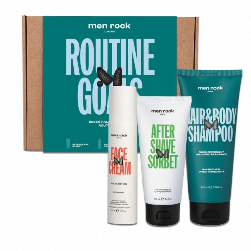 Men Rock Routine Goals Set