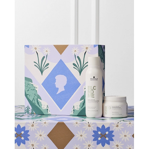 Schwarzkopf Professional BlondMe Blonde Essentials Xmas Gift Box Schwarzkopf Professional BlondMe Blonde Essentials Xmas Gift Box