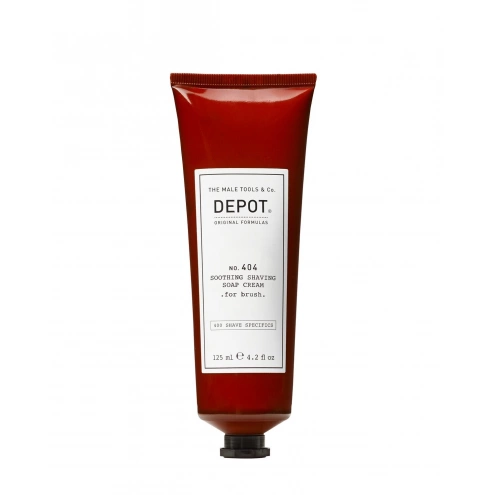 Depot 404 Soothing Shaving Soap Cream For Brush 125ml Depot 404 Soothing Shaving Soap Cream For Brush 125ml