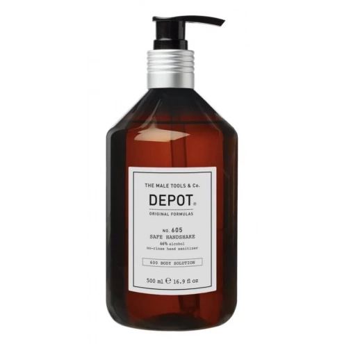 Depot 605 Safe Handshake No-Rinse Hand Sanitizer 500 ml Depot 605 Safe Handshake No-Rinse Hand Sanitizer 500 ml