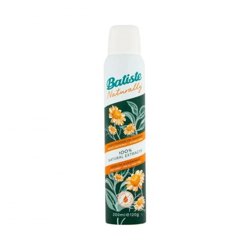 Batiste Naturally Light Scent Green Tea & Chamomile Dry Shampoo 200ml