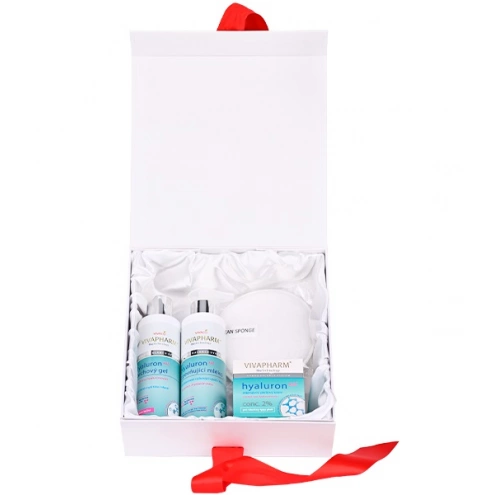 VIVACO Dárkový box kosmetiky s kyselinou hyaluronovou VIVACO Dárkový box kosmetiky s kyselinou hyaluronovou