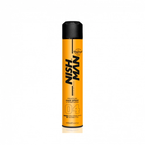 Nishman Hair Spray 04 Extra Strong Hold 400 ml Nishman Hair Spray 04 Extra Strong Hold 400 ml