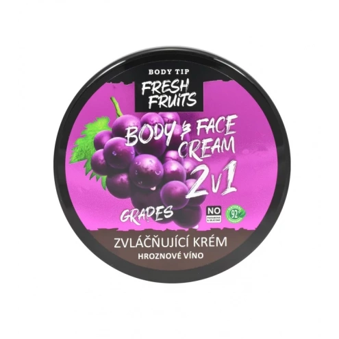 VIVACO Zvláčňující krém na tělo a obličej Hrozno BODY TIP 200 ml VIVACO Zvláčňující krém na tělo a obličej Hrozno BODY TIP 200 ml